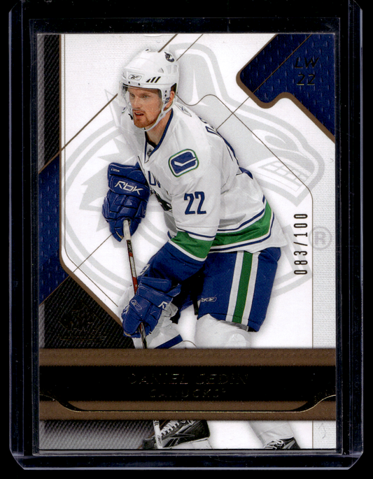 2008-09 Upper Deck SP Game Used Edition - Gold - Daniel Sedin #98 /100