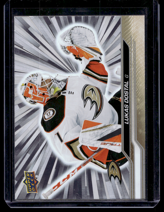 2023-24 Upper Deck Series 1 - Outburst Silver - Lukas Dostal #5