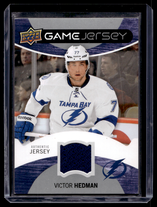 2012-13 Upper Deck - Game Jersey - Victor Hedman #GJ-VH