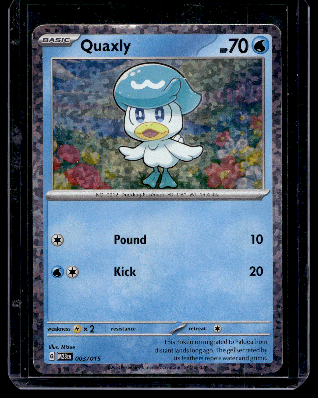 2023 Pokemon McDonald's Collection - Match Battle 2023 - Quaxly #003