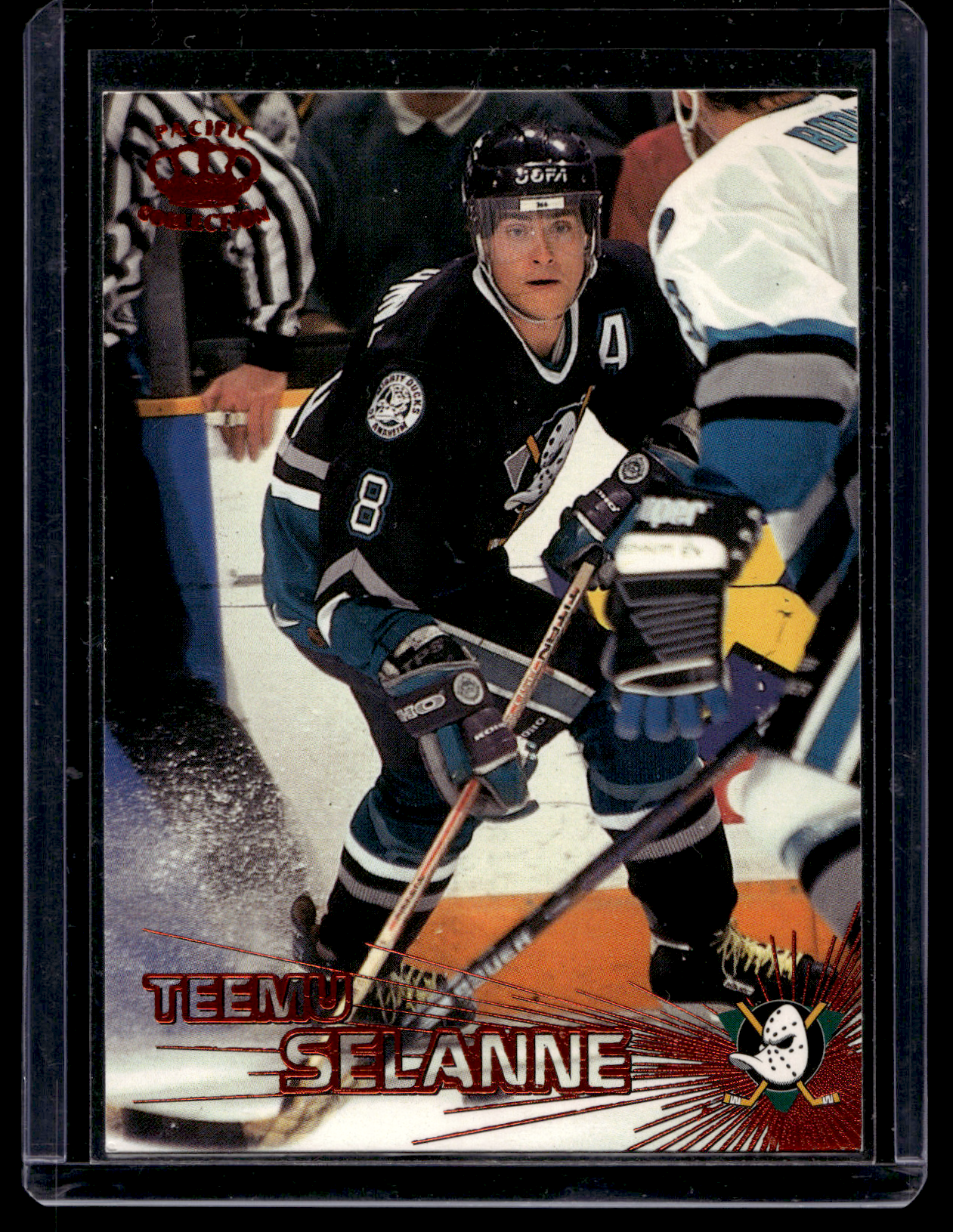 1997-98 Pacific Crown Collection - Copper - Teemu Selanne #8