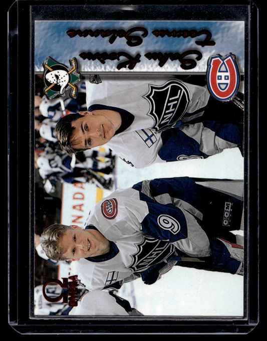1997-98 Pacific Omega - Copper - Saku Koivu / Teemu Selanne #247