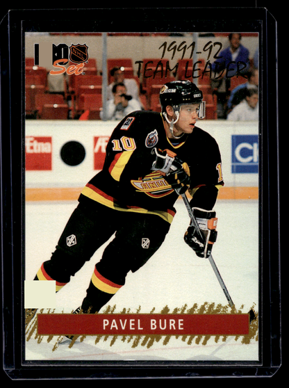 1992-93 Pro Set - Team Leaders - Pavel Bure #13