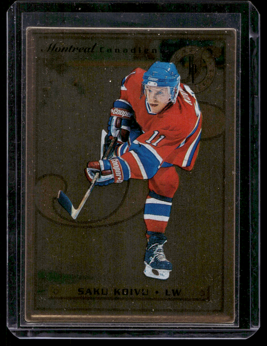 1996-97 Leaf Preferred - Steel - Gold - Saku Koivu #5