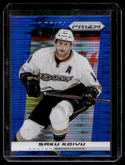 2013-14 Panini Prizm - Wal-Mart Blue Pulsar Prizm - Saku Koivu #114