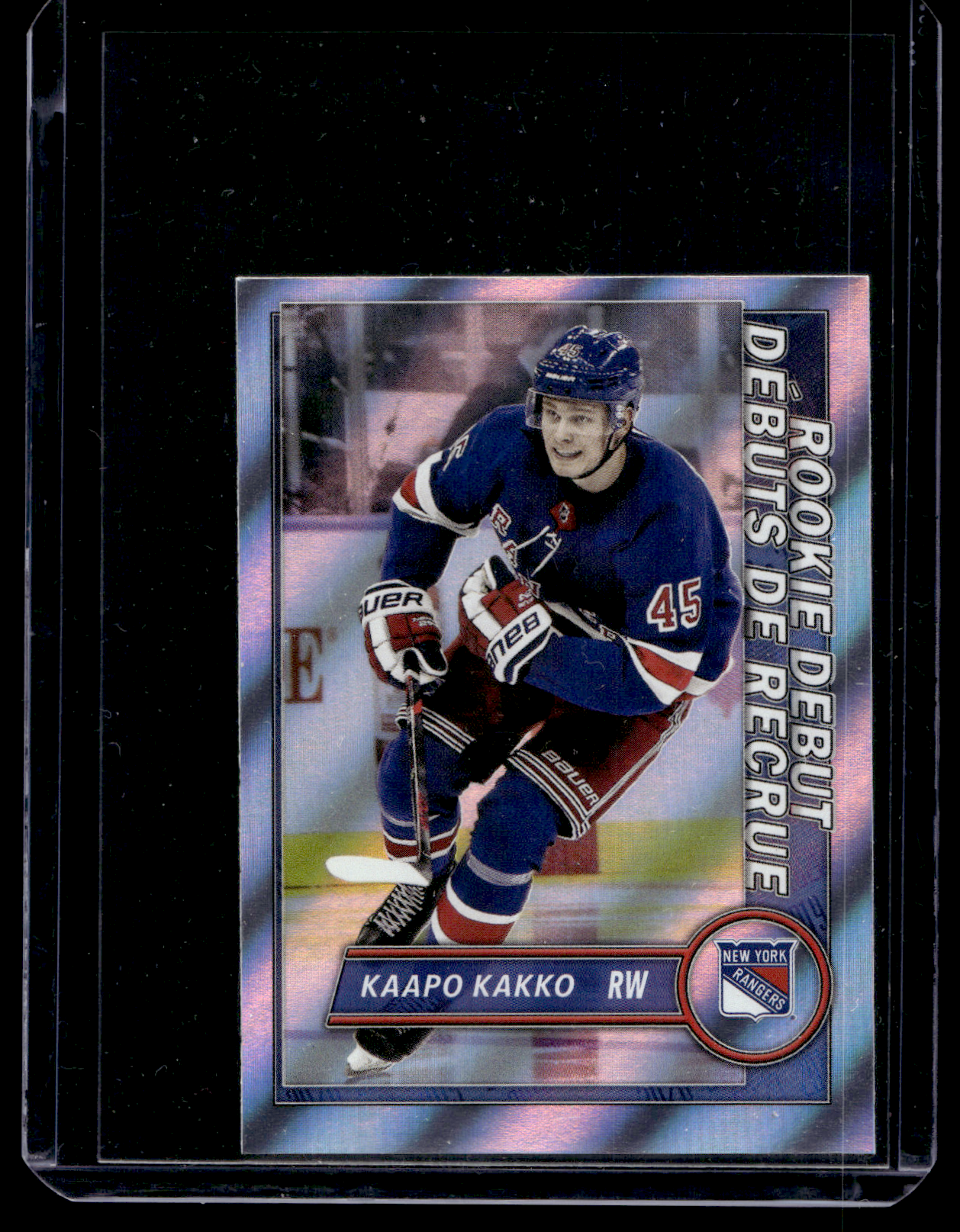 2020-21 Topps NHL Stickers - Rookie Debut - Kaapo Kakko #530