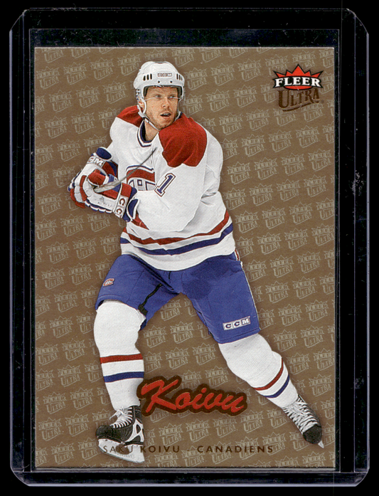 2006-07 Fleer Ultra - Gold Medallion - Saku Koivu #102
