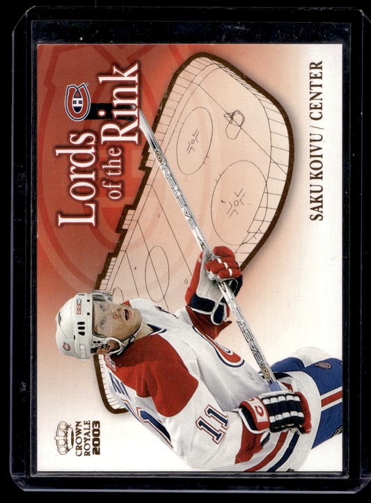 2002-03 Pacific Crown Royale - Lords of the Rink - Saku Koivu #13