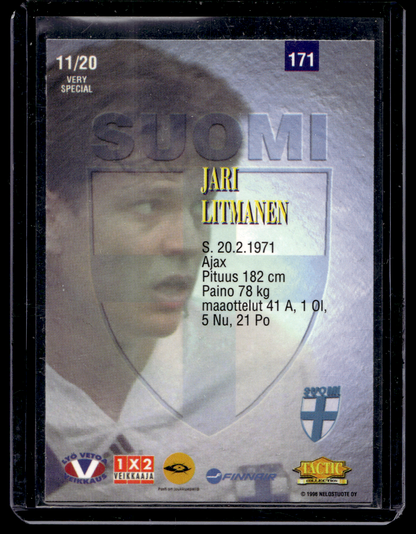 1996 Tactic - International Star - Very Special - Jari Litmanen #171