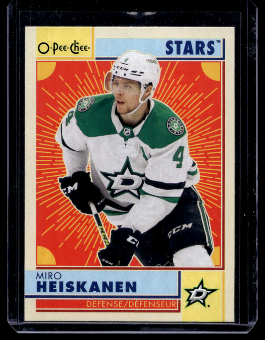 2022-23 O-Pee-Chee - Retro Blank Backs - Miro Heiskanen #75