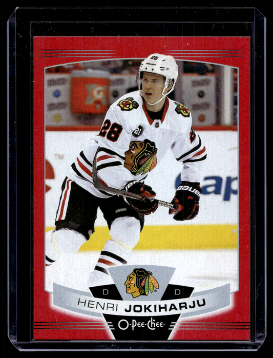 2019-20 O-Pee-Chee - Wrapper Redemption Red Blank Back - Henri Jokiharju #47