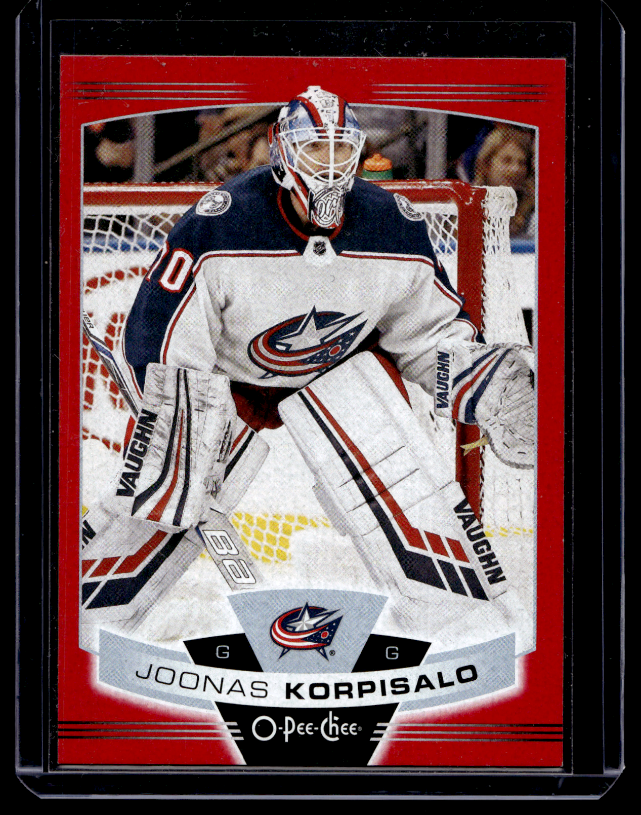 2019-20 O-Pee-Chee - Wrapper Redemption Red Blank Back - Joonas Korpisalo #83