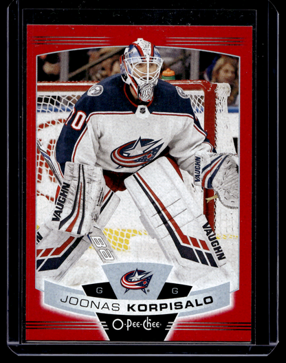 2019-20 O-Pee-Chee - Wrapper Redemption Red Blank Back - Joonas Korpisalo #83