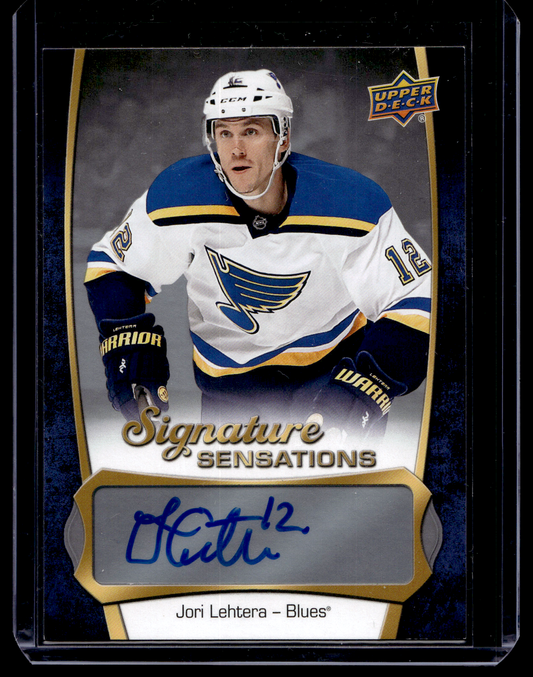 2016-17 Upper Deck - Signature Sensations - Jori Lehtera #SS-JL