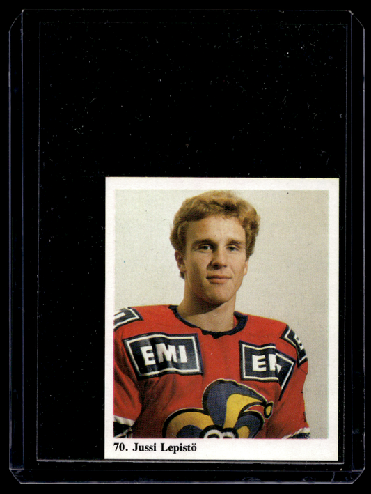1978-79 Kiekkoilijat kuvina - Jussi Lepistö #70