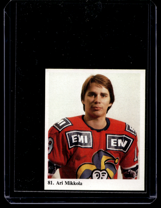 1978-79 Kiekkoilijat kuvina - Ari Mikkola #81