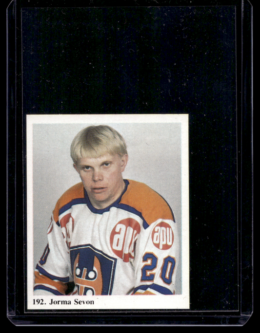 1978-79 Kiekkoilijat kuvina - Jorma Sevon #192