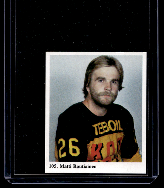 1978-79 Kiekkoilijat kuvina - Matti Rautiainen #105