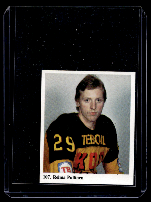 1978-79 Kiekkoilijat kuvina - Reima Pullinen #107