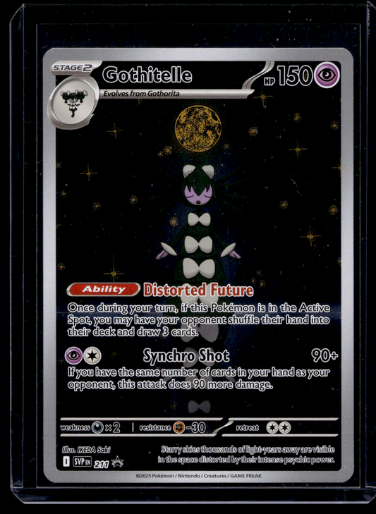 2025 Pokemon - Scarlet & Violet - Black Star Promos - Promos - Gothitelle #211
