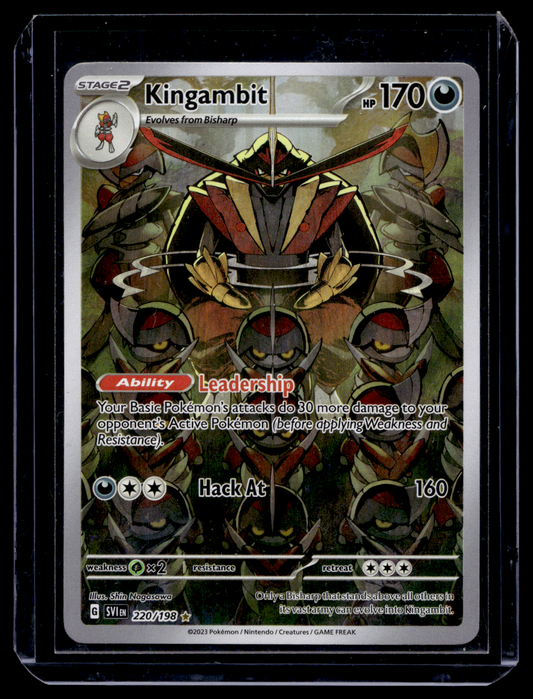 2023 Pokemon Scarlet & Violet - Scarlet & Violet - Illustration Rare - Kingambit #220