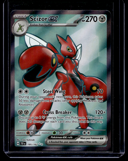 2024 Pokemon - Sword & Shield - Temporal Forces - Ultra Rare - Scizor #195