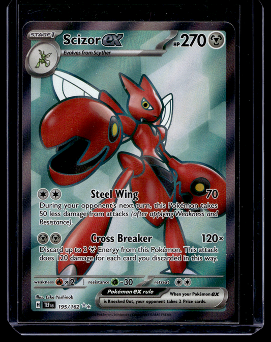 2024 Pokemon - Sword & Shield - Temporal Forces - Ultra Rare - Scizor #195