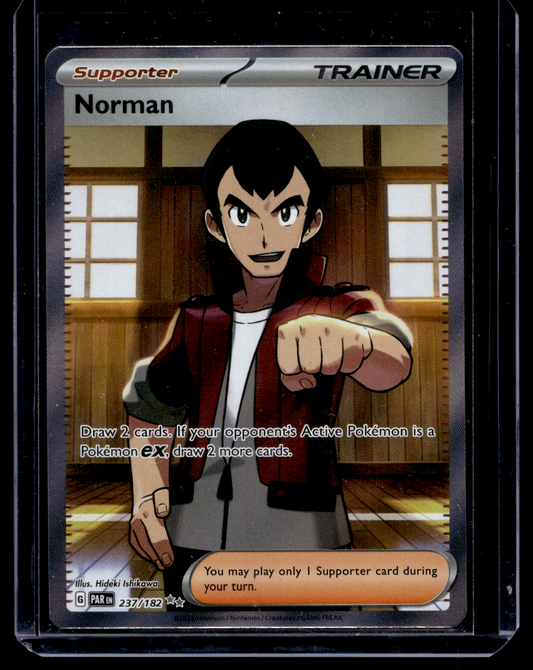 2023 Pokemon - Scarlet & Violet - Paradox Rift - Ultra Rare - Norman #237