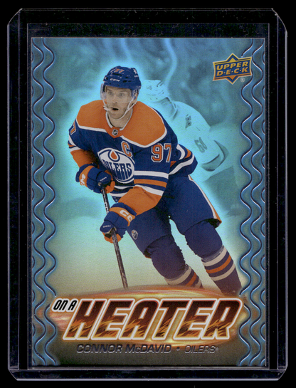 2024-25 Upper Deck Series 2 - On a Heater - Connor McDavid #OH-12