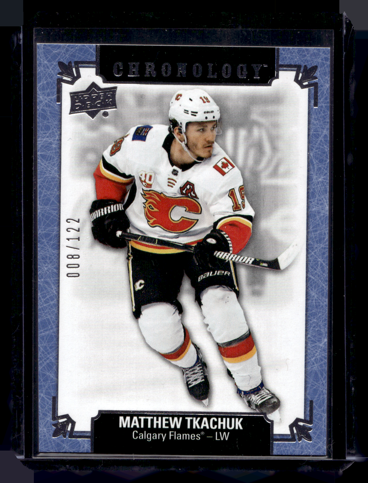 2019-20 Upper Deck Chronology - Metallic Blue - Matthew Tkachuk #112 /122