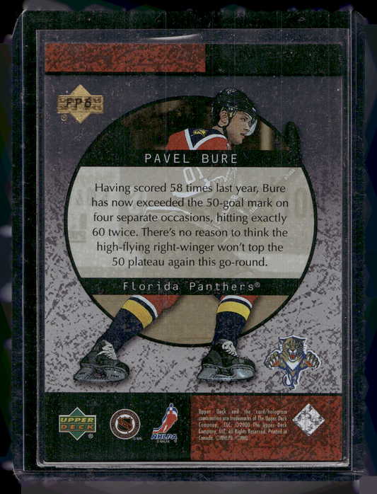 2000-01 Upper Deck Ice - Ice Rink Favorites - Pavel Bure #FP6