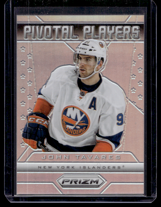 2013-14 Panini Prizm - Pivotal Players - Silver Prizm - John Tavares #PP-18
