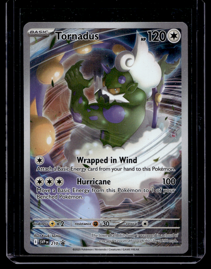 2025 Pokemon - Scarlet & Violet - Black Star Promos - Promos - Tornadus #210