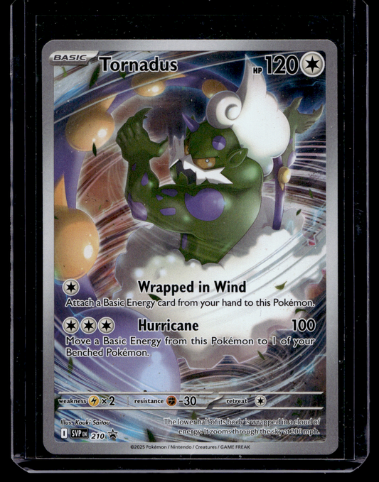 2025 Pokemon - Scarlet & Violet - Black Star Promos - Promos - Tornadus #210