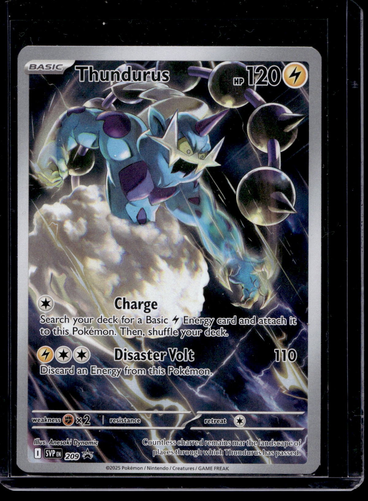 2025 Pokemon - Scarlet & Violet - Black Star Promos - Promos - Thundurus #209