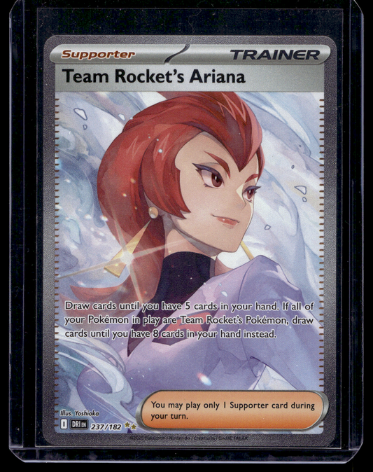 2025 Pokemon Scarlet & Violet - Destined Rivals - Special Illustration Rare - Team Rocket's Ariana #237