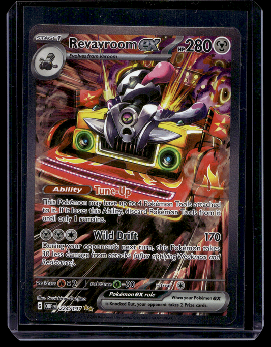 2023 Pokemon - Scarlet & Violet - Obsidian Flames - Special Illustration Rare - Revavroom #224