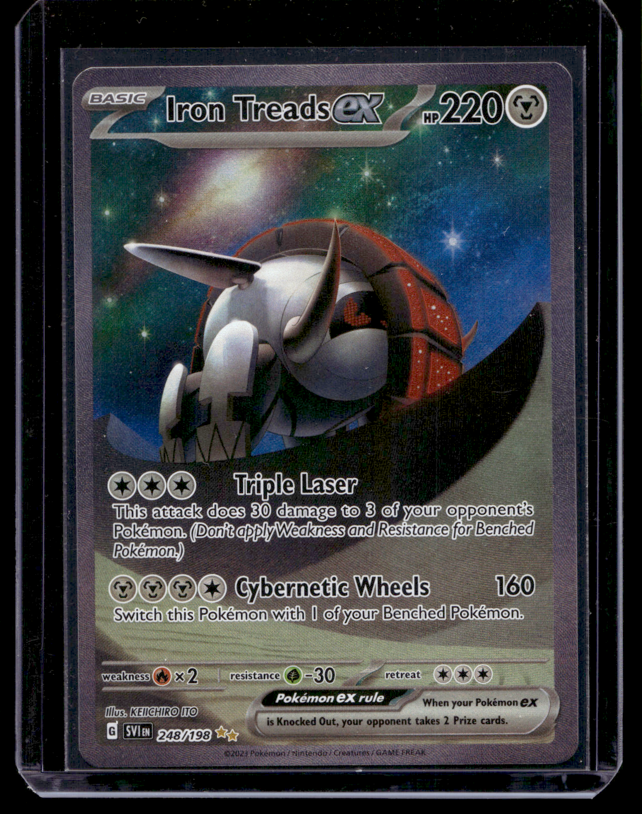 2023 Pokemon Scarlet & Violet - Scarlet & Violet - Special Illustration Rare - Iron Treads #248