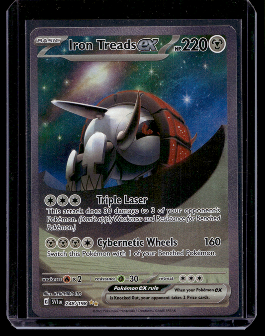 2023 Pokemon Scarlet & Violet - Scarlet & Violet - Special Illustration Rare - Iron Treads #248