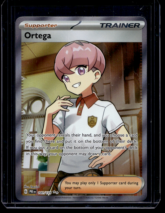 2025 Pokemon - Scarlet & Violet - Prismatic Evolutions - Ultra Rare - Ortega #141