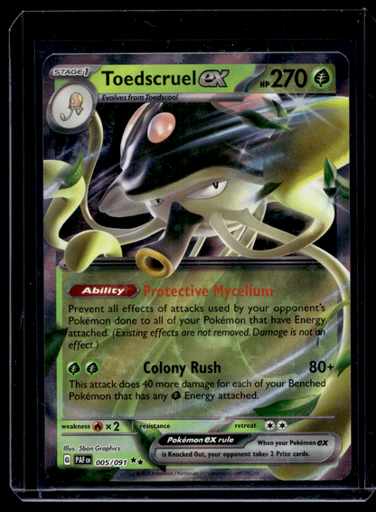 2023 Pokemon Scarlet & Violet - Paldean Fates - Toedscruel ex #005
