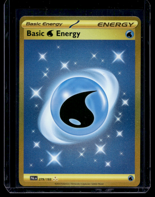 2023 Pokemon - Scarlet & Violet - Paldea Evolved - Hyper Rare - Basic Water Energy #279