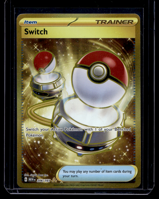 2023 Pokemon - Scarlet & Violet - 151 - Hyper Rare - Switch #206