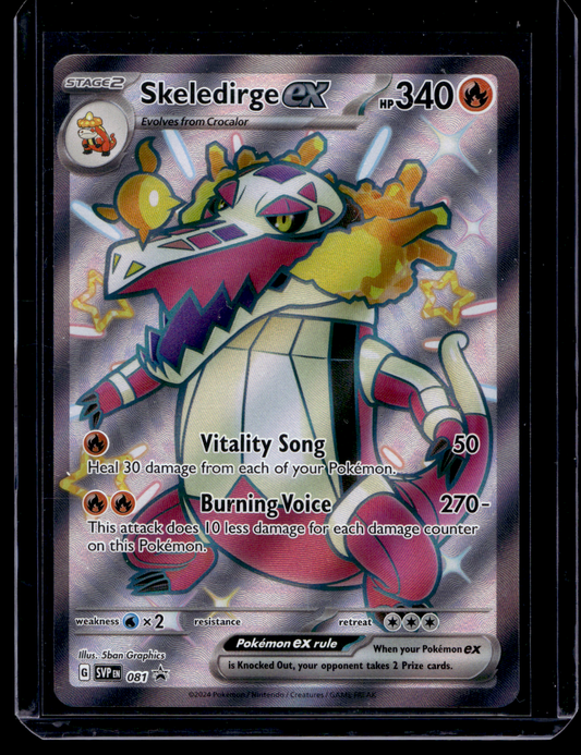 2024 Pokemon - Scarlet & Violet - Black Star Promos - Promos - Skeledirge #081