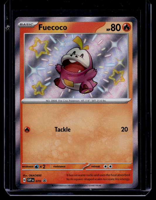 2024 Pokemon - Scarlet & Violet - Black Star Promos - Promos - Fuecoco #079
