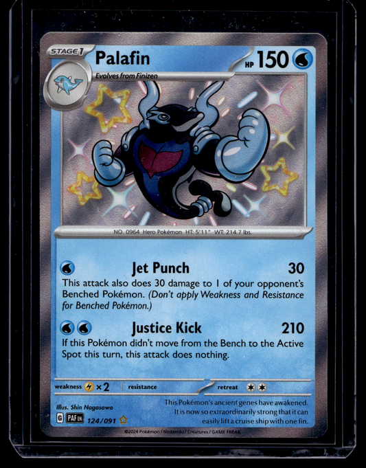 2023 Pokemon Scarlet & Violet - Paldean Fates - Shiny Rare - Palafin #124