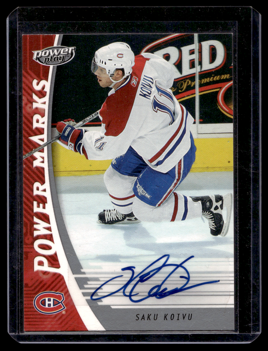 2006-07 Upper Deck Power Play - Power Marks - Saku Koivu #PM-SK