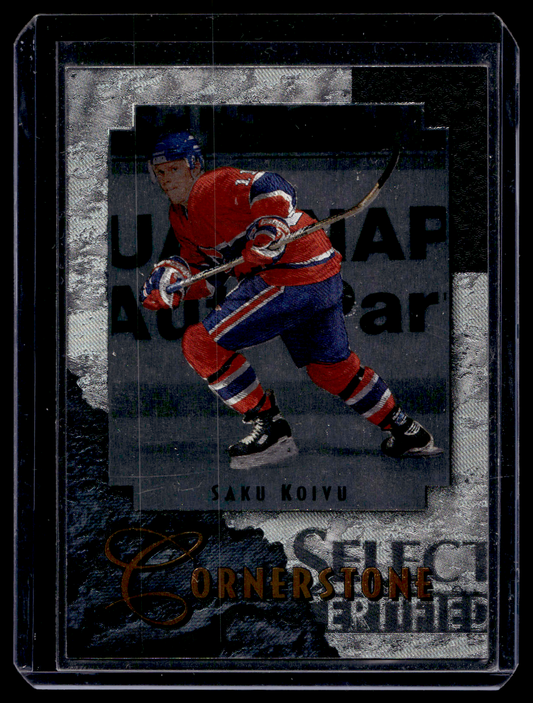 1996-97 Select Certified - Cornerstones - Saku Koivu #8