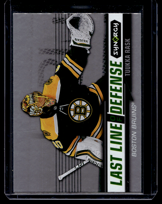 2018-19 Upper Deck Synergy - Last Line of Defense - Tuukka Rask #LD-13