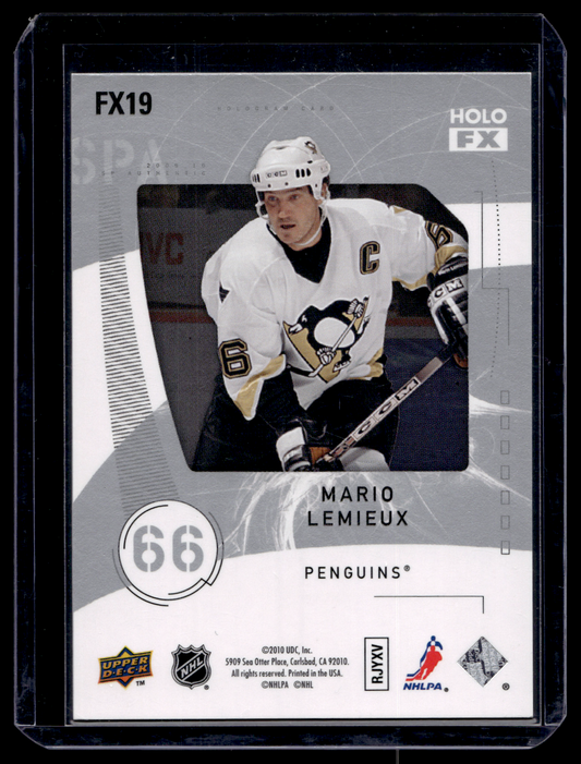 2009-10 Upper Deck SP Authentic - Holo FX - Mario Lemieux #FX19